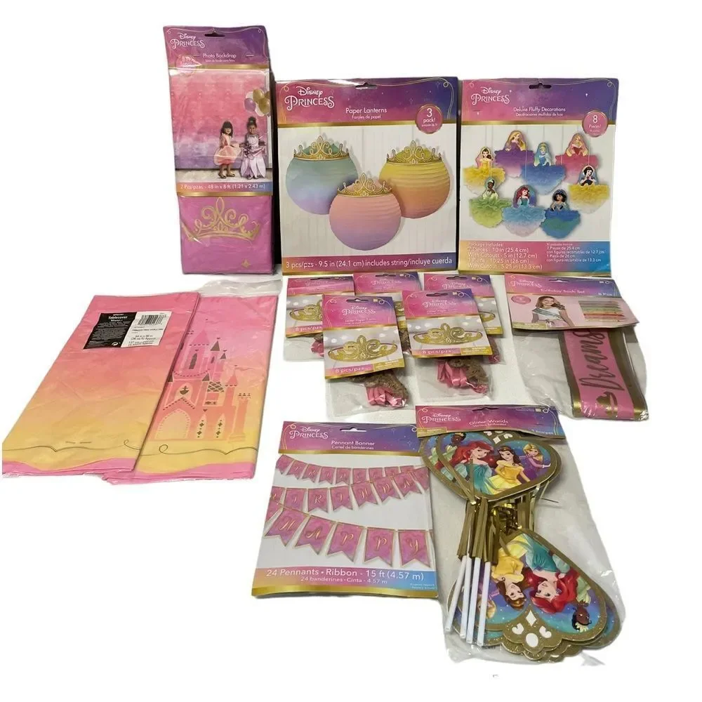 Disney Princess Birthday Party Bundle New